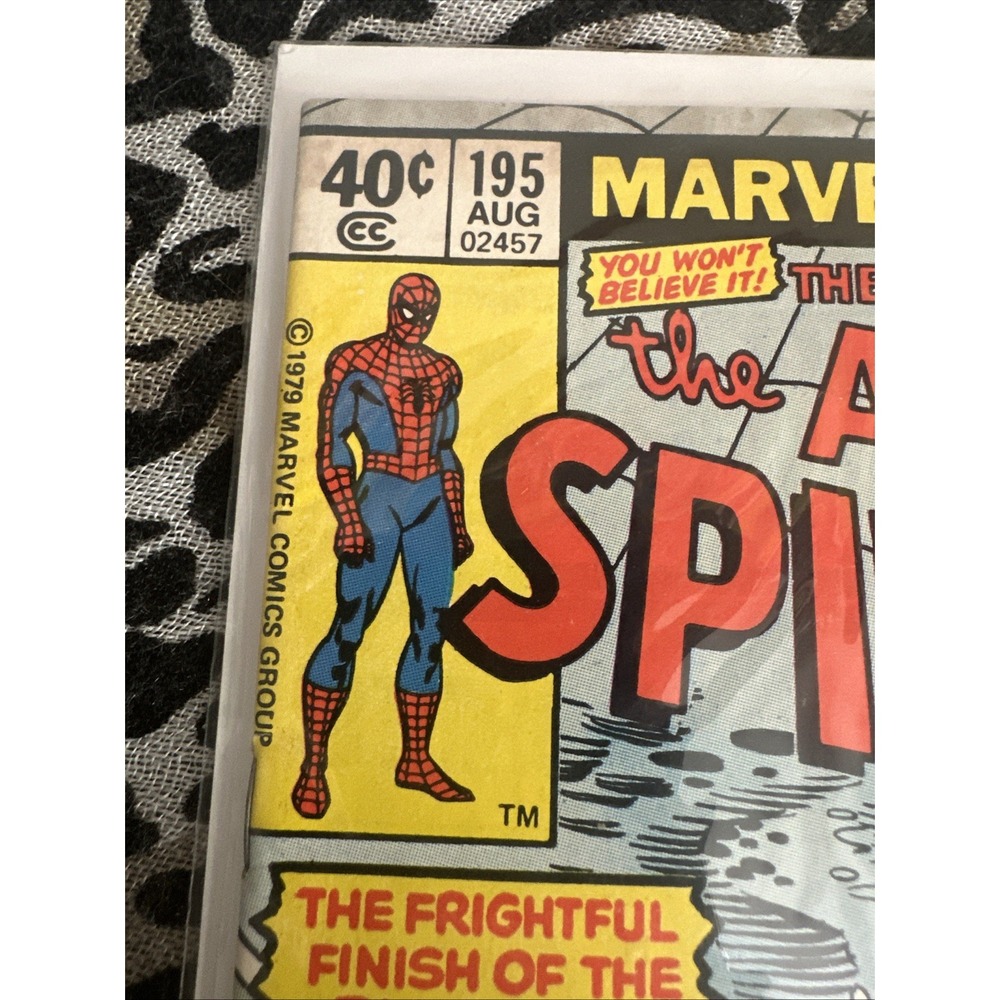 VTG The Amazing Spider-Man #195 Marvel Comics 1979 Origin Of Black Cat! - Picture 6 of 9